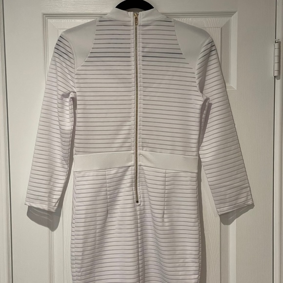 White Venus Mesh Dress - Picture 2 of 3